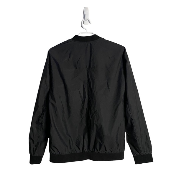 Frank And Oak Men's Black Lightweight Classic Bomber Jacket - Picture 11 of 11